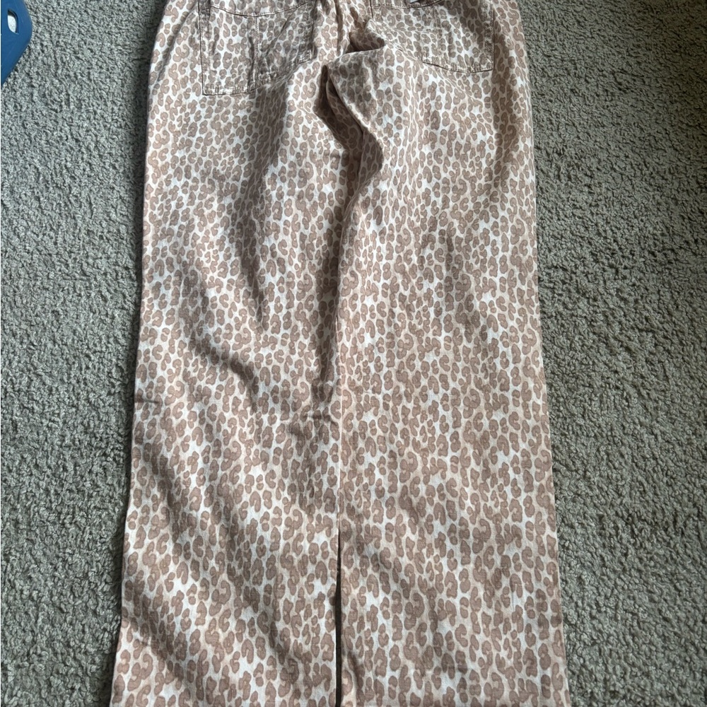 Anthropology Leopard Print Tan women Pants - Picture 6 of 6